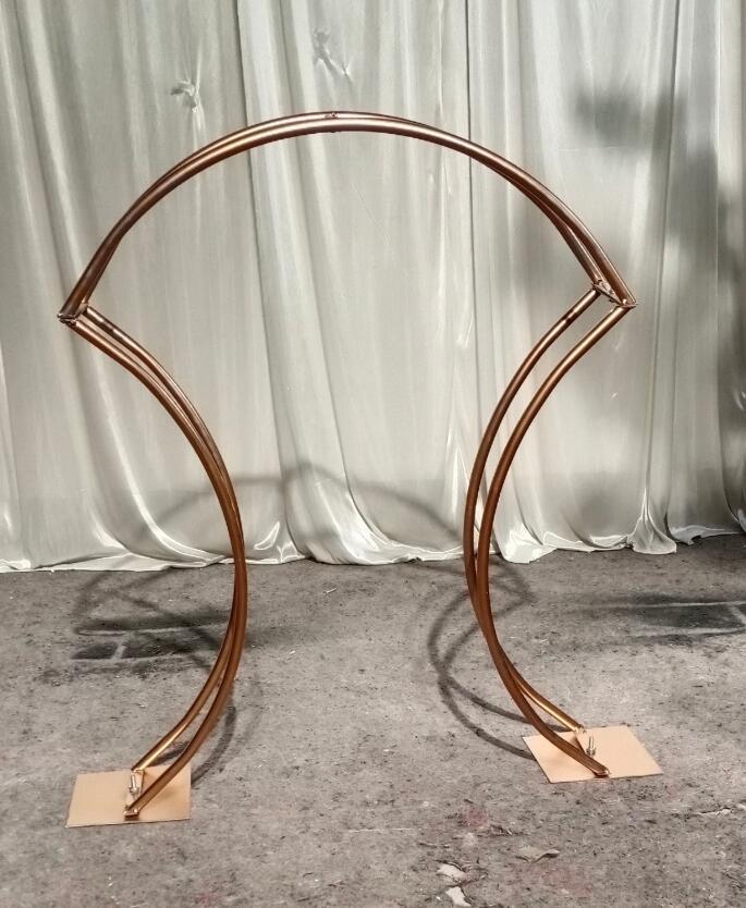 

Party Decoration 90cm High Rose Gold Metal Table Centerpieces Flower Stands Arrangement For Wedding