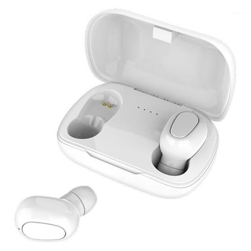 

L21TWS Bluetooth 5.0 Headset In-Ear Stereo Sports Wireless Bluetooth Headset with Charging Compartment1, White