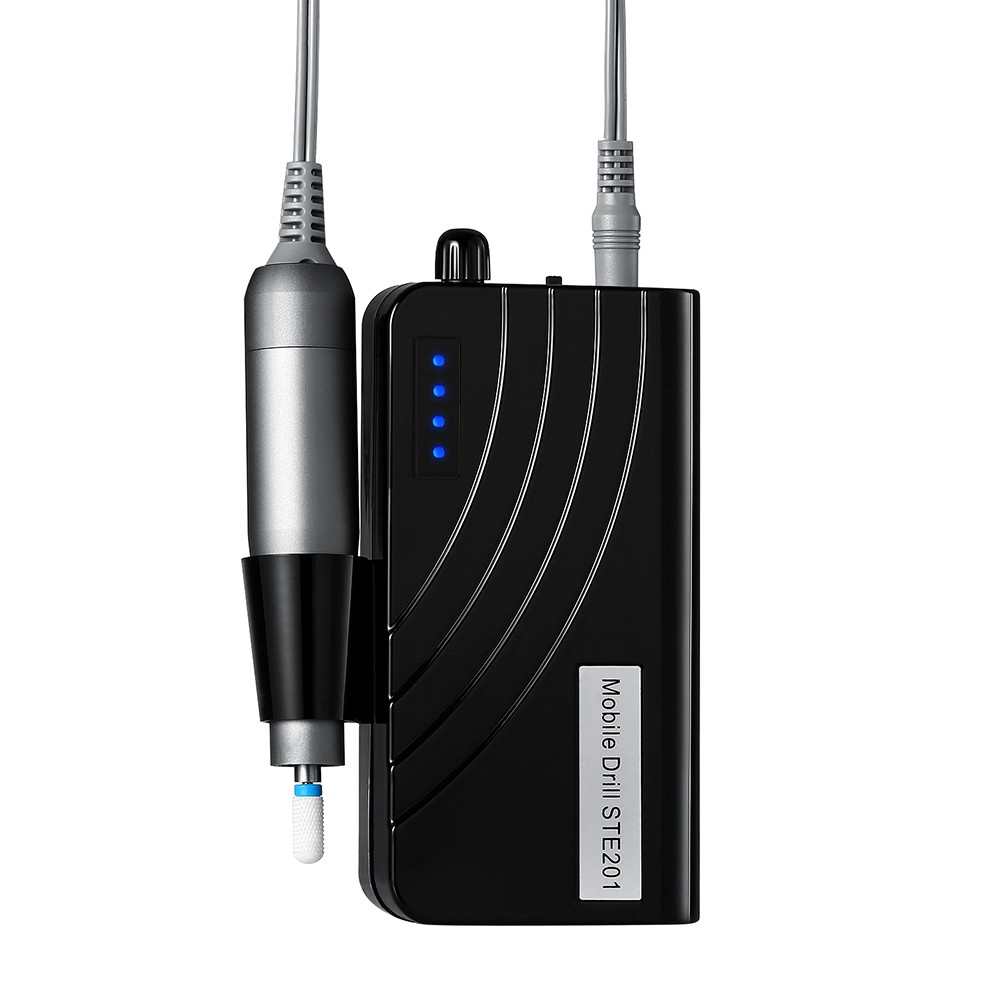 

Electric Nail Drill Set Nail Polishing Machine Pen Electric Armor Portable Nail Drill Machine Handpiece Manicure Dead Skin Removal, Silver