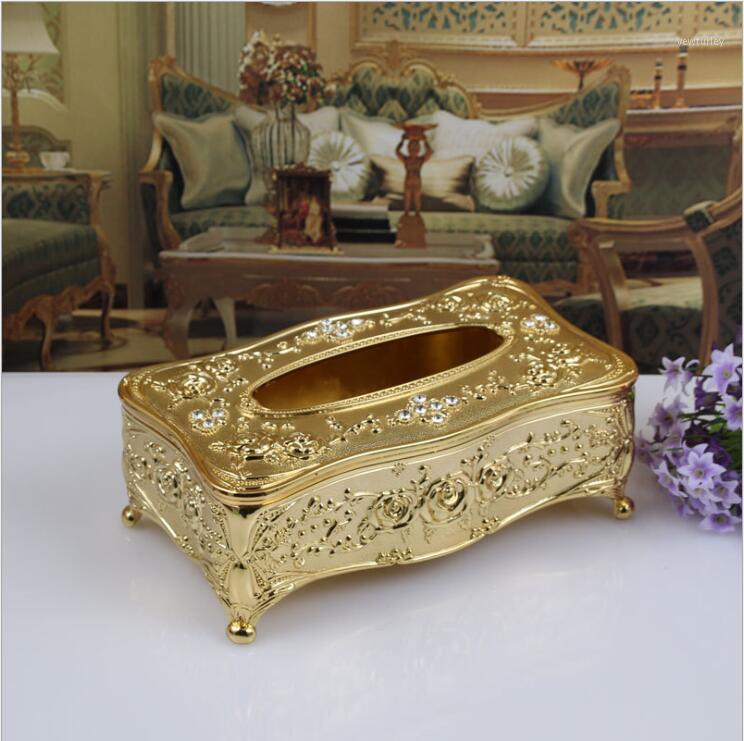 

Europe high quality metal tissue box tissue paper box rpaper towel dispenser dispenser for table decoration ZJH0751