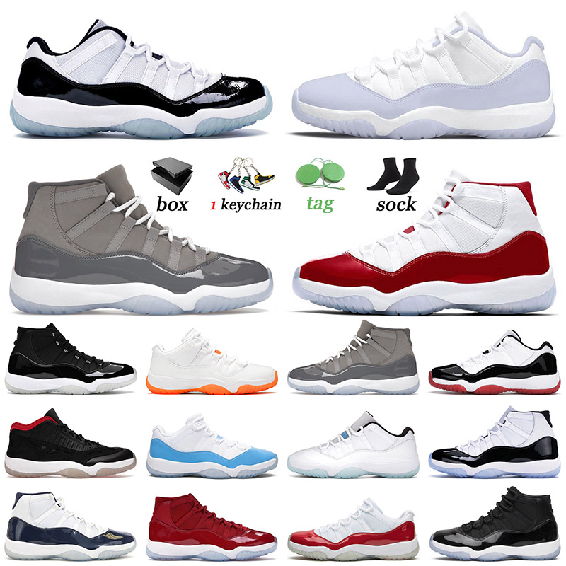 

11 11s Low Pure Violet Basketball Shoes Bred Concord Cherry Jumpman High Cool Grey Animal Instinct Citrus Legend Blue Men Women Sneakers Trainers Space Jam, A53 cherry 40-47