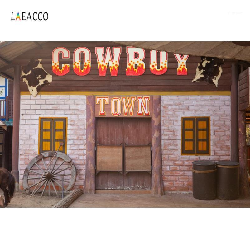 

Background Material Laeacco West Cowboy Baby Birthday Party Old Wooden Wheel Warehouse Rural Po Backdrops Pography Backgrounds Studio1