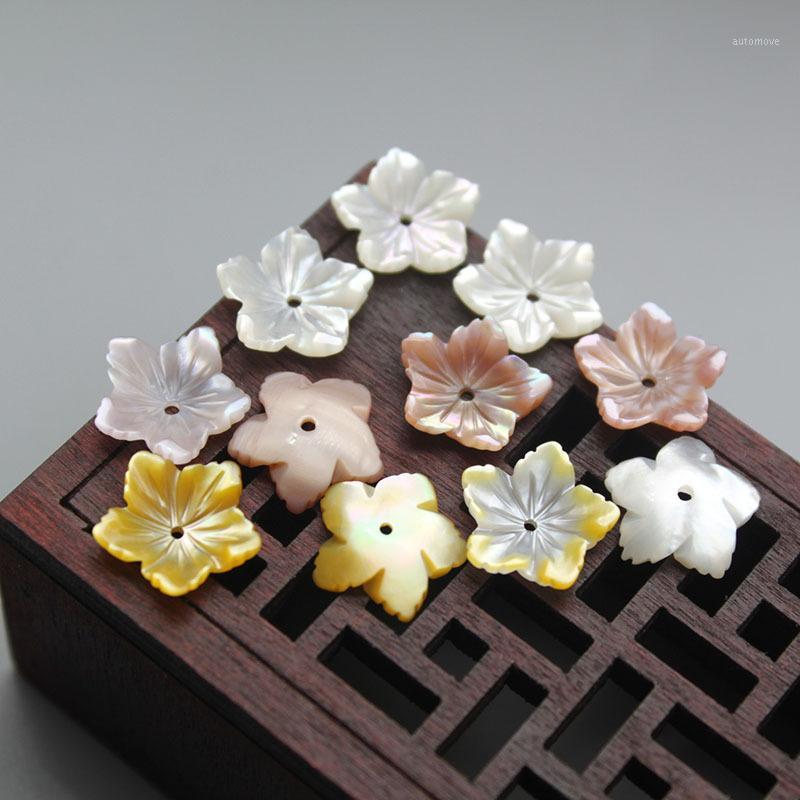 

5pcs Natural Shell 12mm Five Petal Flower Sculpture Loose Beads Fashion Jewelry Making DIY Earrings Hair Clip Brooch Accessories1