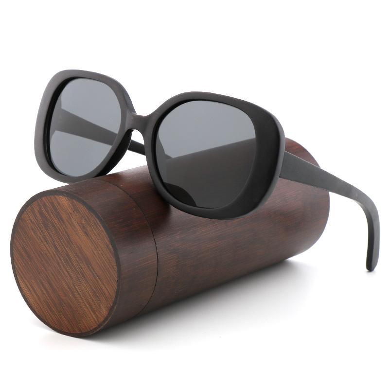 

Handmade Fashion Polaroid Sunglasses For Women Wood Polarized Sun Glasses Butterfly Typ Black Frame Eyewear Factory Dropship