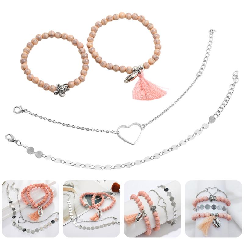 

1 Set/4pcs Chic Stylish Beautiful Jewelry Accessories Bangle for Girl