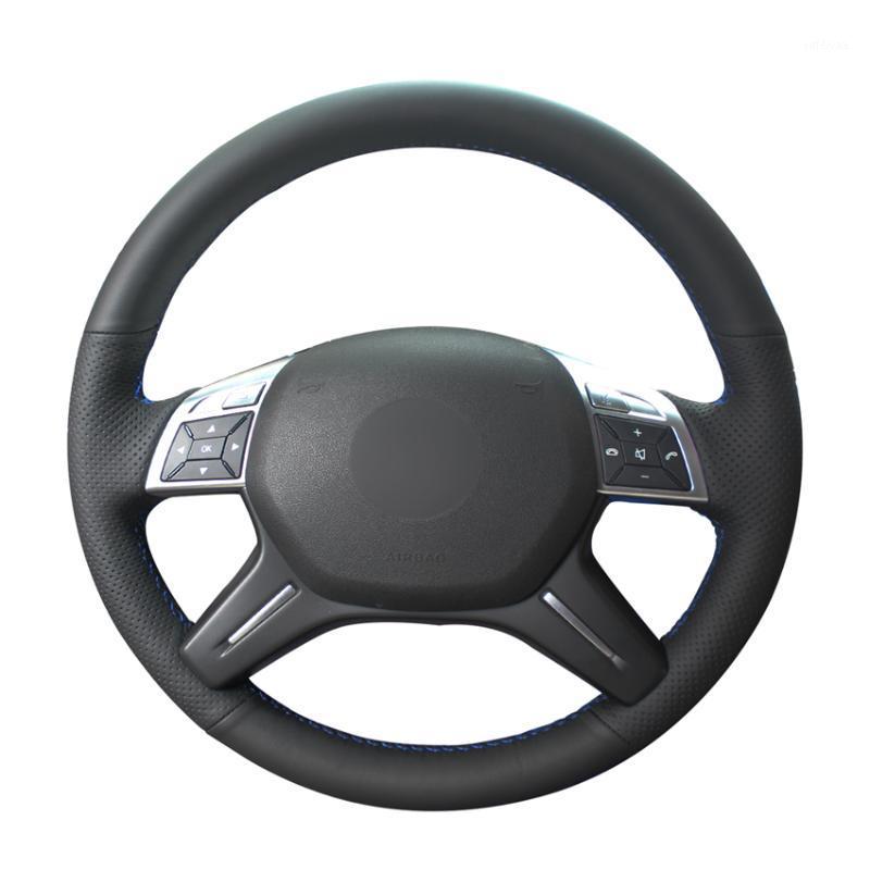 

Hand-stitched Black PU Artificial Leather Car Steering Wheel Cover for E-Class E300 2014 GL-Class GL 350 400 5001