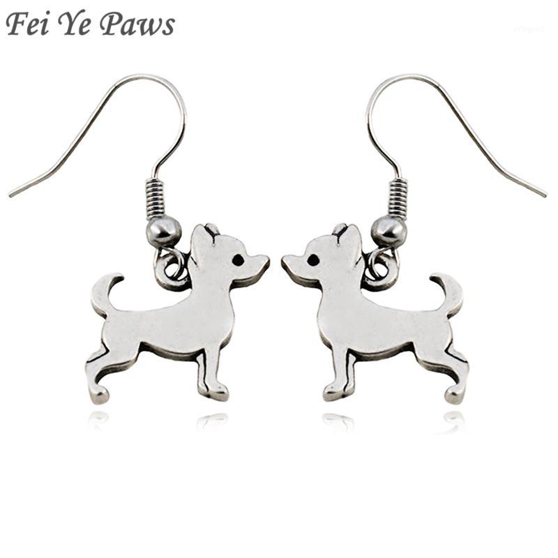 

Dangle & Chandelier Fei Ye Paws Fashion Vintage Silve Chihuahua Dog Charms Drop Earrings Long Statement Animal For Women Girls Party1