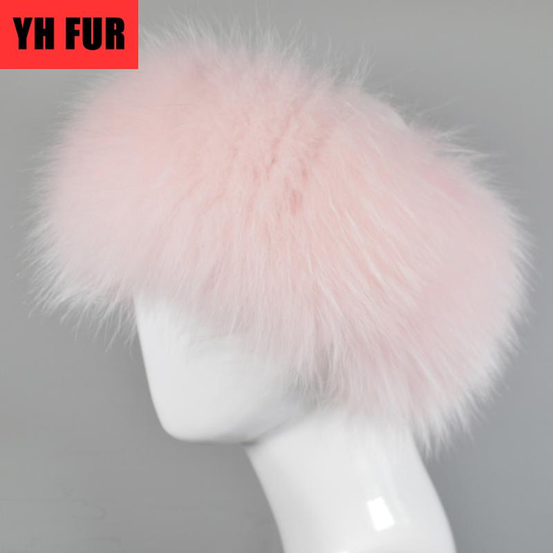 

Handmade Lady Real Fur Scarf Women Warm Soft Knitted Good Elastic Real Fur Headband Brand Genuine Ring Scarves