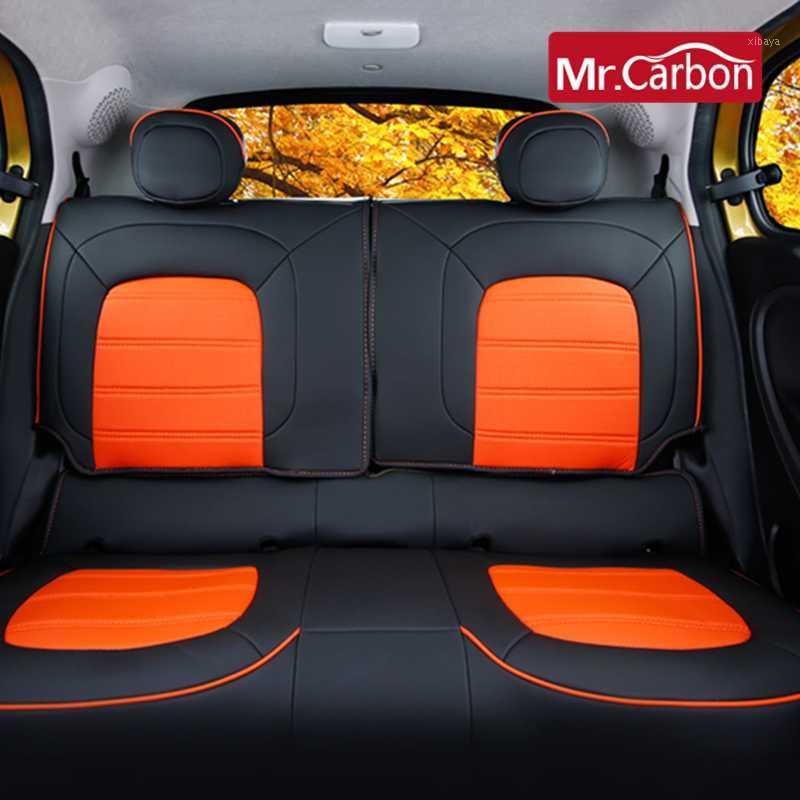 

Car Leather seat cover Full Sets seat breathable cushion Anti-dirty pad For Smart 453 Forfour Car styling Interior Accessories1