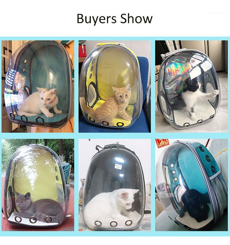 

High Quality Astronaut Outdoor Carrying Breathable Space Travel Bag Portable Transparent Pet Carrier Cat Dog Backpack1
