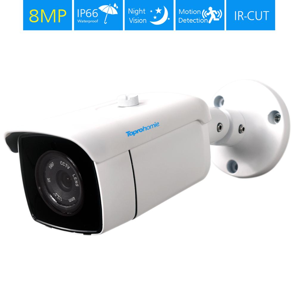 

TOPROHOIME 4K Ultra 8MP 3840x2160 security Camera Sony Sensor 8MP Outdoor Waterproof night vision Camera Video suvellance Camera