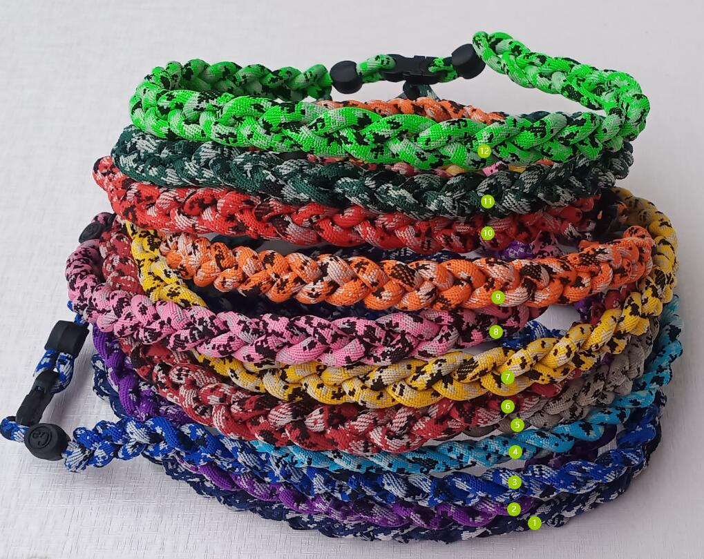 

Titanium Sport Accessories 300pcs choker 3 rope necklaces women pendant necklaces long chain men Choose from Multiple Colors and Sizes