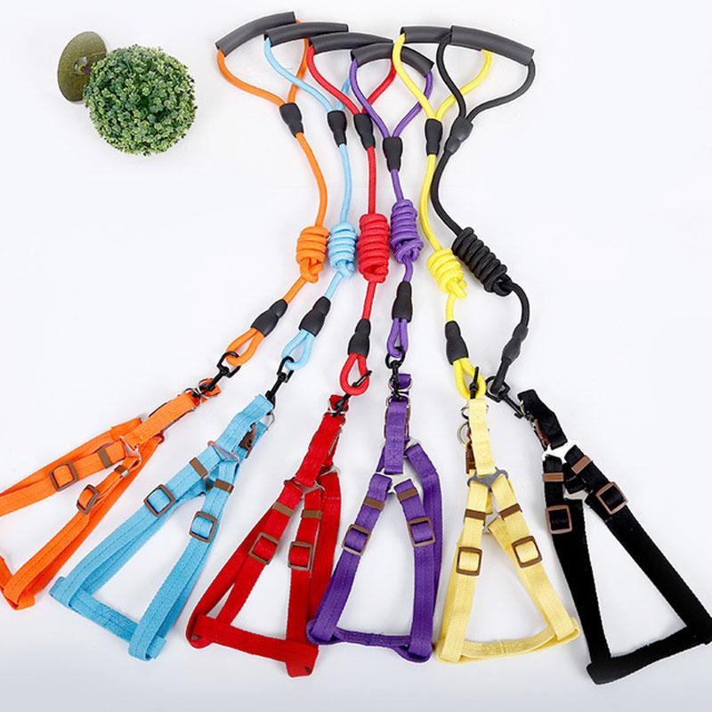 

Durable Pet Leash Round Rope Adjustable Pet Running Walking Leashes For Medium Large Big Dog Mountain Climbing Rope Accessories
