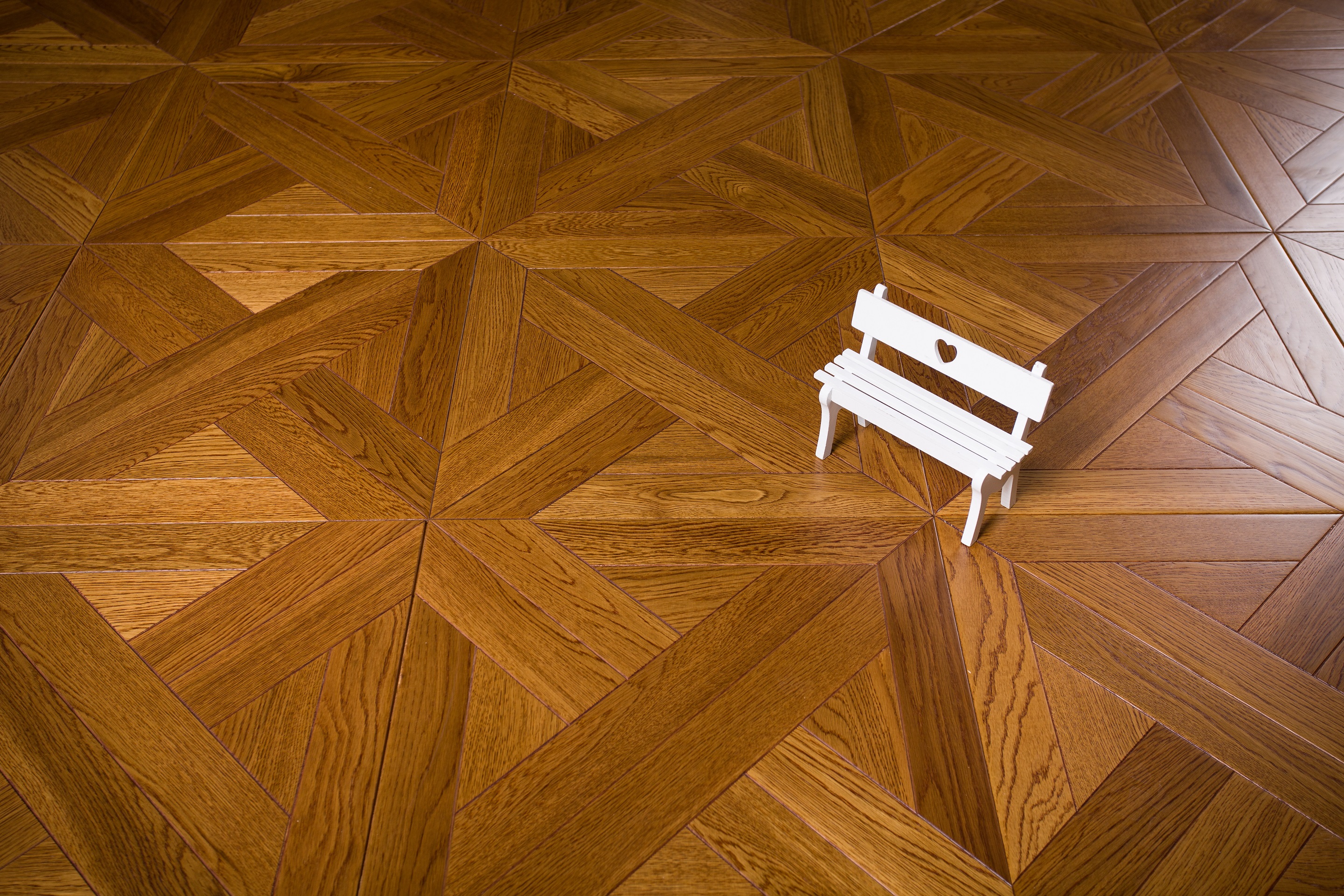

Natural Oak wood flooring parquet tile hardwood square pattern art wallpaper panel marquetry Bedroom Mosaic floor Combination High-end custom Design