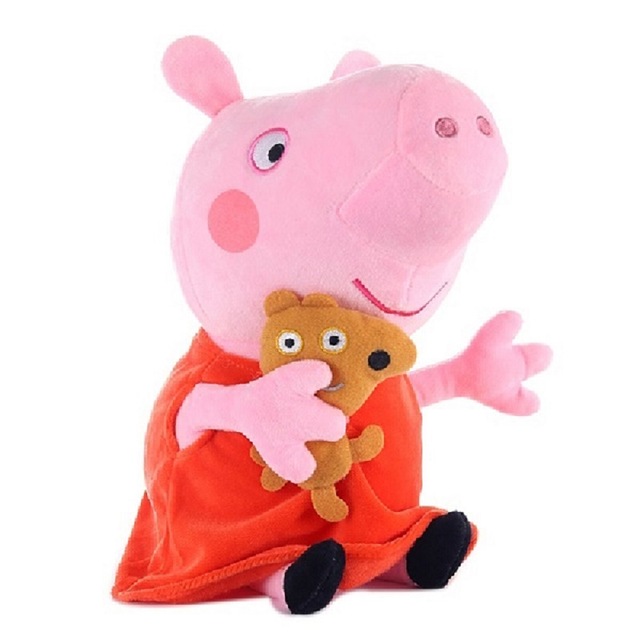 

19cm Plush Toy Pig With Teddy Bear Dinosaur Boy Girl Birthday Gift Toys