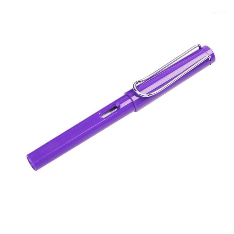 

Colorful Durable Student Pen Practicing Word Office about 13.8cm/5.4inch Stainless steel Pen1, Red