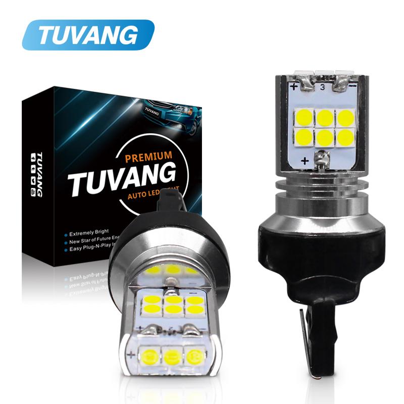 

2x Strobe Flash W21W Led Bulb T20 7440 Car Tail Light 15 SMD 3030 Chip Auto Brake Reverse Lamp Turn Signal Rear Parking Bulb DRL, As pic