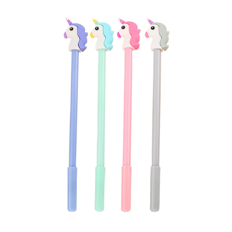 

Cartoon Girls Like Gel Pens 0.5mm Black Ink Student Writing Pen School Office Supplies Stationery Gift, As picture