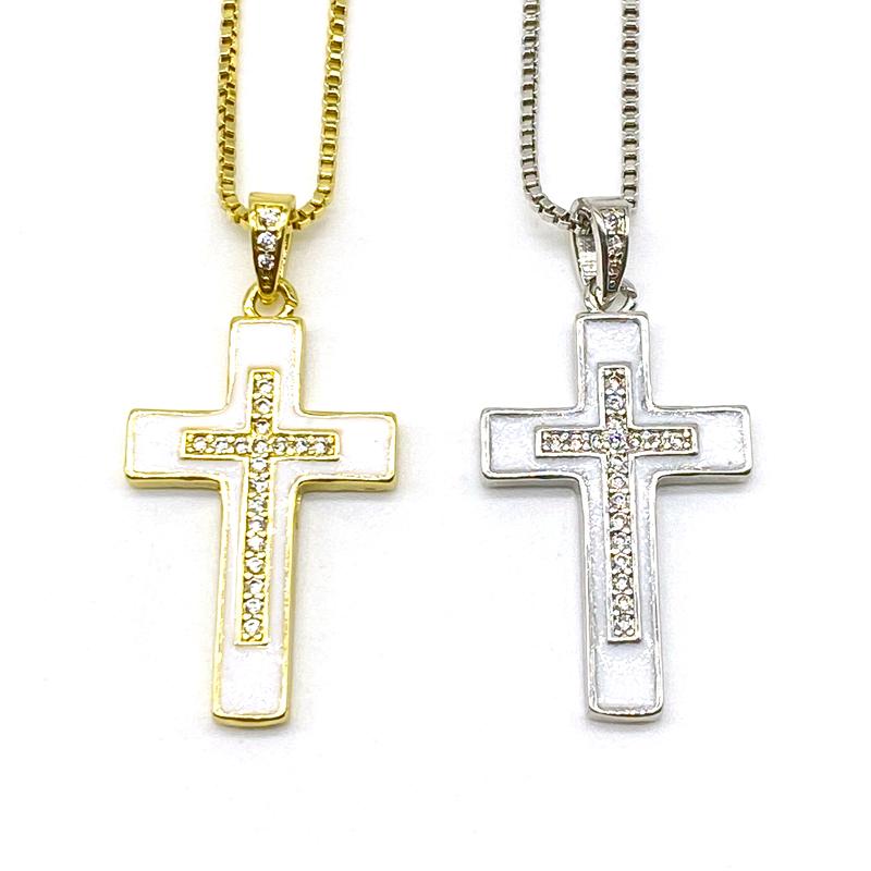 

5pcs/lot Newest Arrival Enamel Jewelry Cross Pendants Necklaces