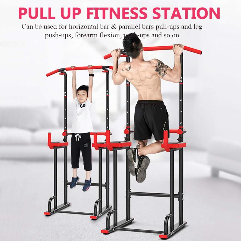 

Horizontal Bars Steel Pull Up Bar Home Gym Equipment Push Adjustable Strength Training Tool Parallel Ups Stands