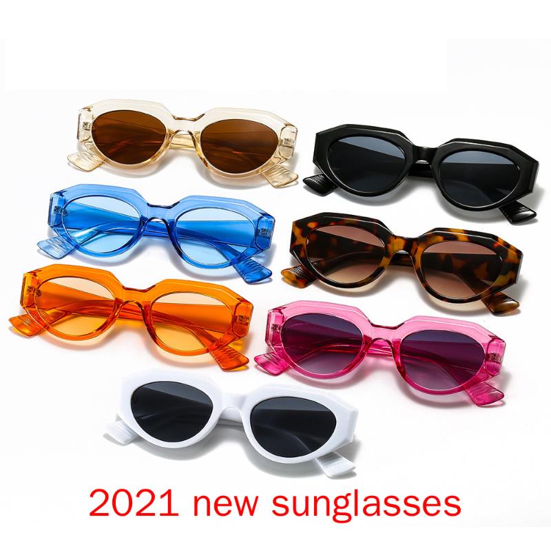 

2021 New Women Fashion Ocean Lens Sunglasses Retro Sunglasses Girls Frameless Gradient Glasses for Ladies Shades NX