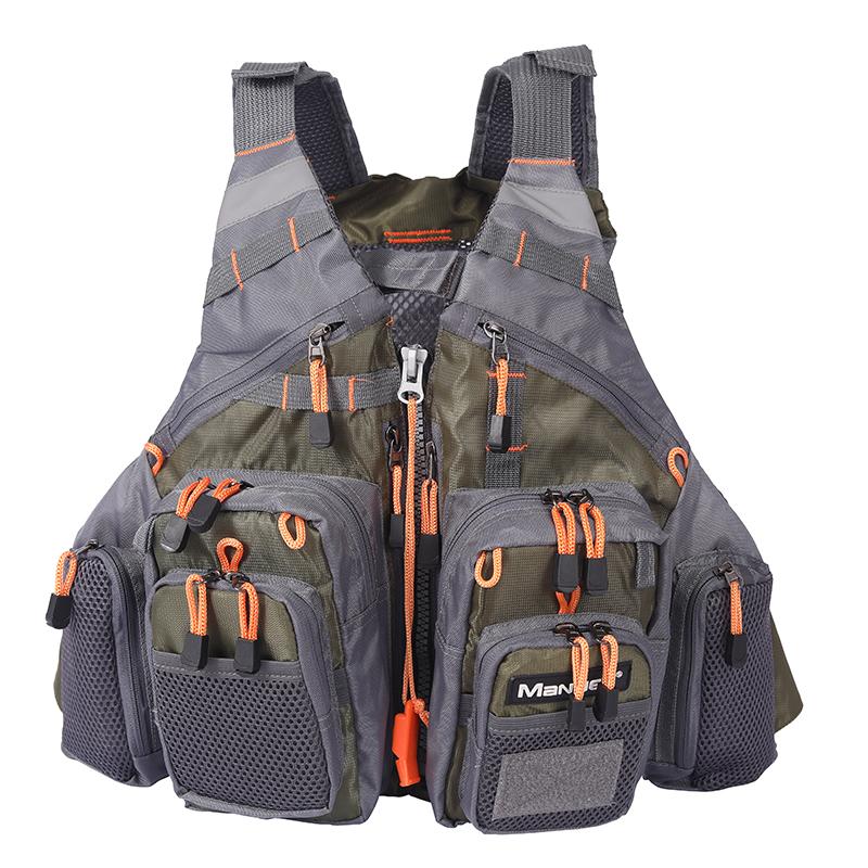 

Fishing Life Jacket Safety Vest Multifunction Professional Portable Marine Life Jacket Chaleco Salvavidas Fishing Vest BC30JSY