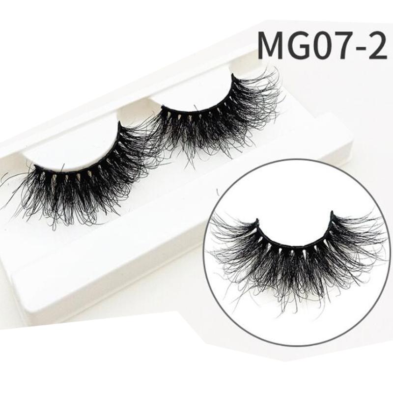 

NEW 1pairs Makeup 10-25mm Mink Lashes False Eyelashes 5D Mink Lashes Dramatic Full Strip 3D Eyelashes Extension