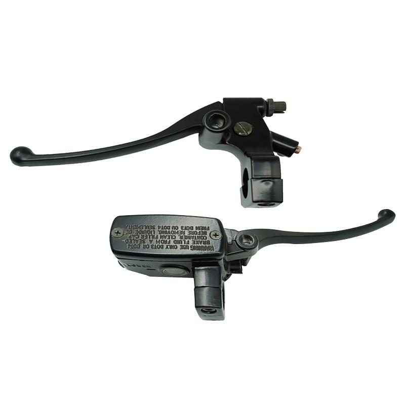 

Motorcycle Brakes Universal 1" 25mm Front Master Cylinder Hydraulic Brake Clutch Lever Upper Pump Horn Handle Left & Right