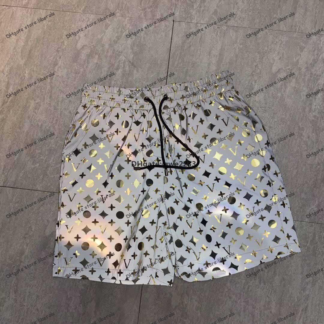 

Mens Shorts 2021 Summer Designers Casual Sports Fashion Quick Drying Men Beach Pants Black and White Asian Size -XXXL