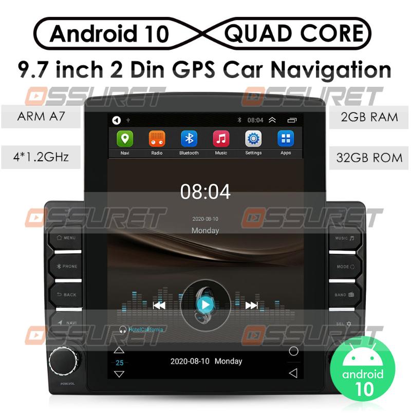 

2G 9 inch & 10 inch Touch Screen Universal Car Multimedia Player Android 10 2Din GPS Auto radio SWC Mirror Link USB DAB DVR car dvd