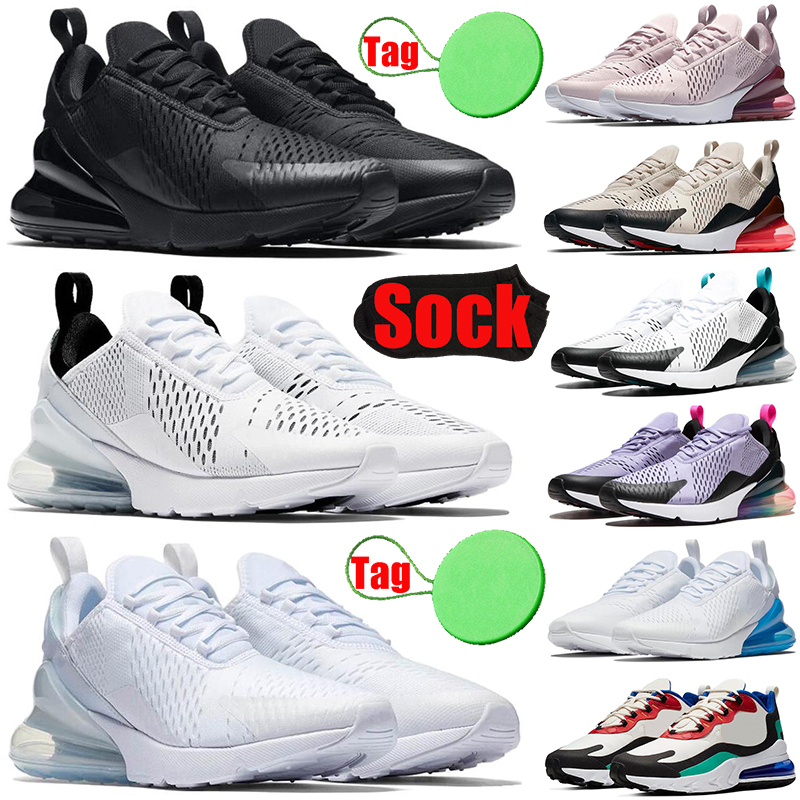 

With Sock Tag react men women running shoes triple black white cactus BARELY ROSE Be True mens womens trainers sports sneakers runners size 36-45, #22 neon 40-45