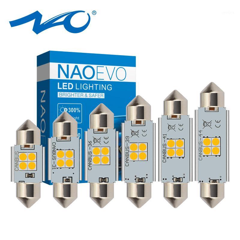 

NAO C5W 31mm C10W CANBUS Festoon 28mm 36mm 41mm 39mm 44mm Car LED Auto For b6 Interior Side light 12V 4SMD 3030 Chip Blub1, As pic