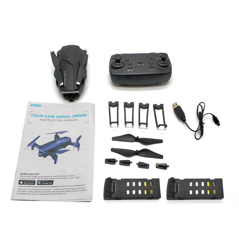 

LH-X41F Optical Flow Dual Lens Drone Four Axis Drone Helicopter Camera RC with Batteries and Remote Control