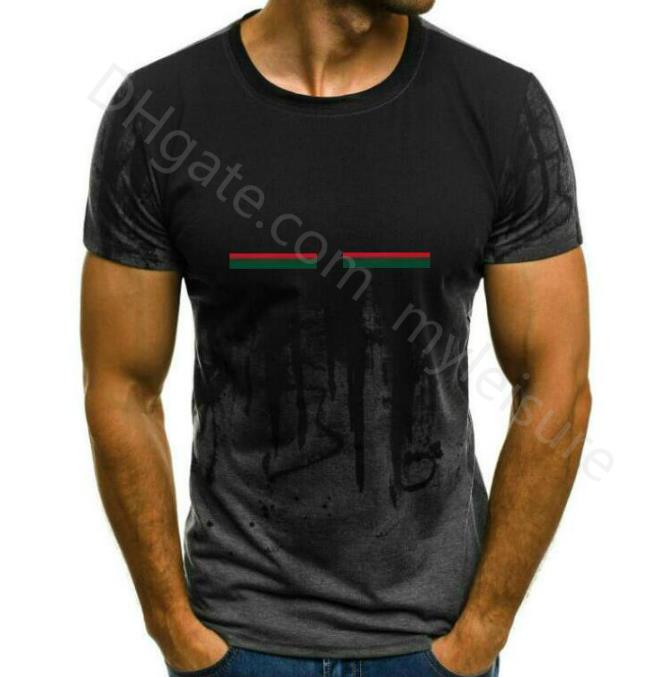 

Fashion Mens T Shirt Polos New Arrival Men Clothes High Quality Letter Print Casual Short Sleeve Famous Mens Stylist Tees 8 Colors -6XL, Colour 6