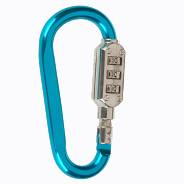 Outdoor Luggage Security Carabiner Password Lock Climbing Buckle Resettable 3 Dial Digit Combination Password Code Lock Padlock for Suitcase-image-610332193