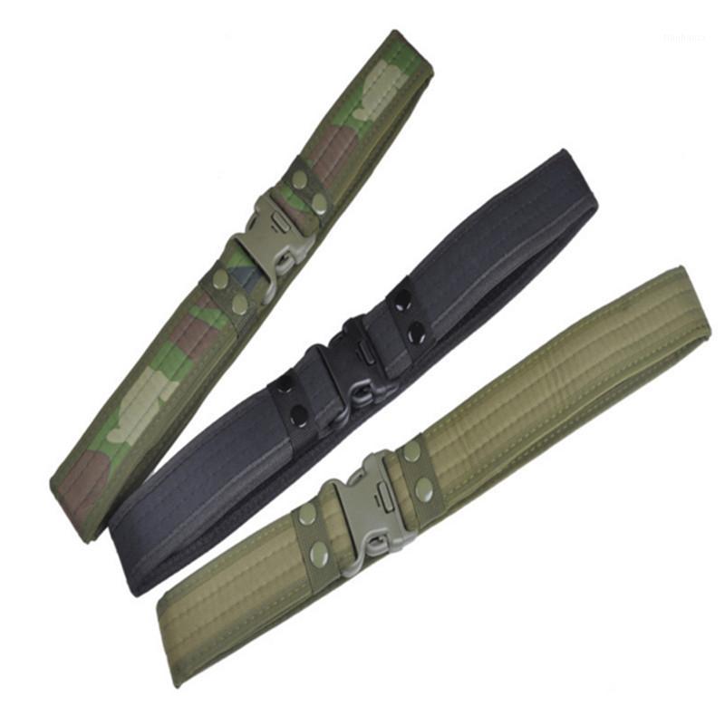

Outdoor Sport Hunting Adjustable Belt Camo Camping Sport Belt Tactical Waistband1, Green