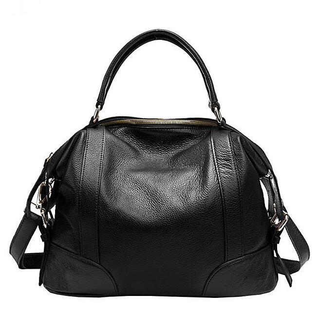

HBP lady bag handbag Fashion Genuine leather women tote high quality, Black