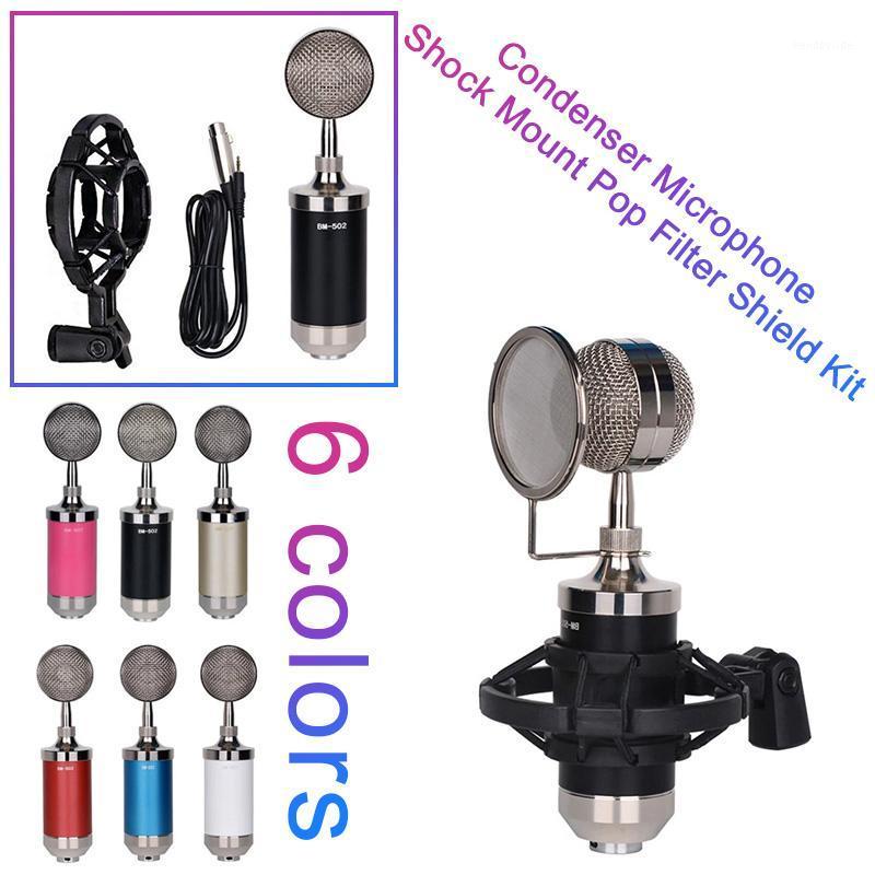 

BM502-A Small baby recording condenser microphone computer microphone For Phone Karaoke With Sound Card YouTube Vocals Voice1