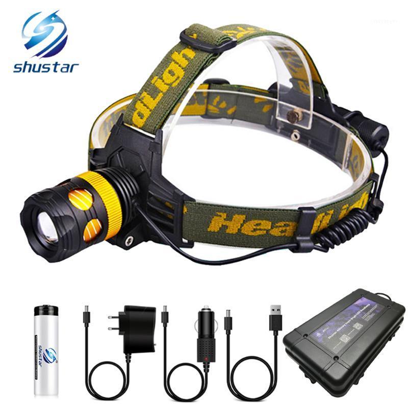 

Super bright LED Headlamp waterproof LED headlight Rotary zoom 3 lighting modes camping lamp Detachable into a1