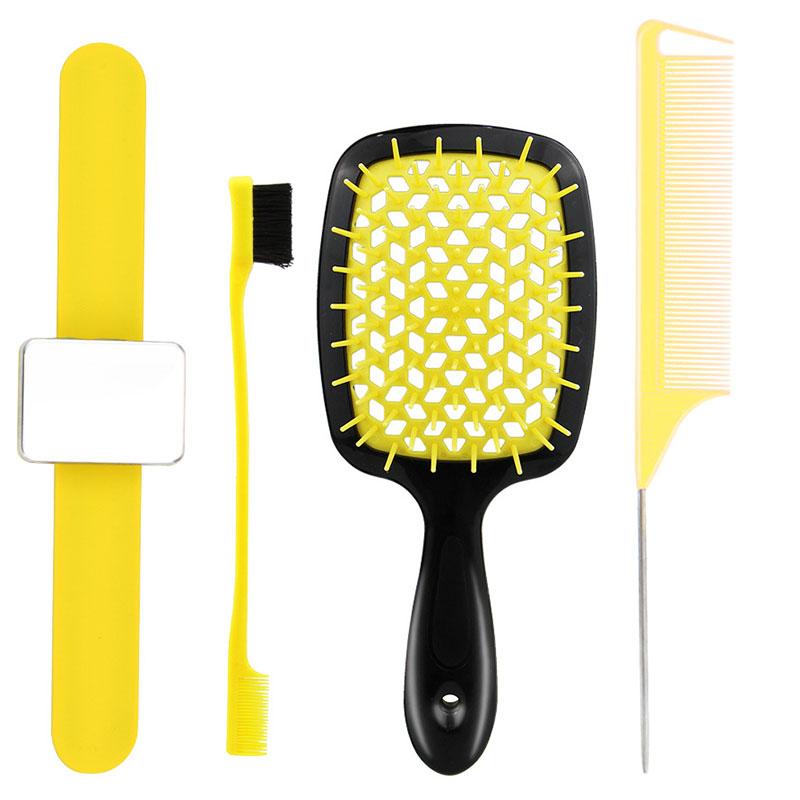 

Detangling Hair Brush Hair Comb Set Detangler Brush for Curly Barber Accessories Care Styling Tools