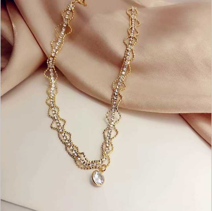 

women necklace clavicle chain female simple temperament ins tide neck jewelry necklace