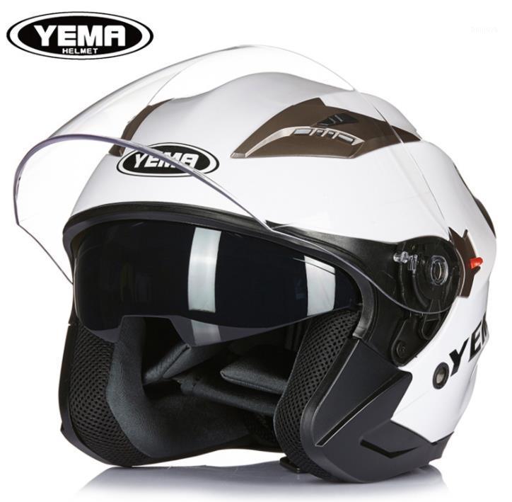 

motorcycle helmet winter double lens half helmets warm winter helmet electric car helmet men and women four1, Multi-color