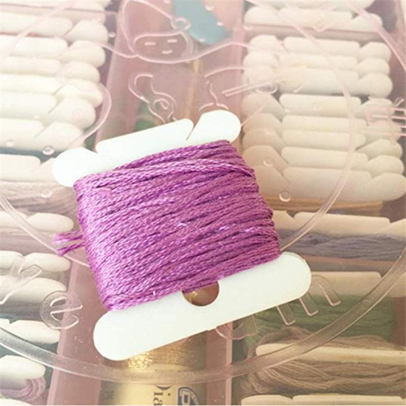 

100pcs Sewing Thread Board Card Thread Organizer Cross Stitch Stand Bobbin Floss Craft Sewing Embroidery Organizer
