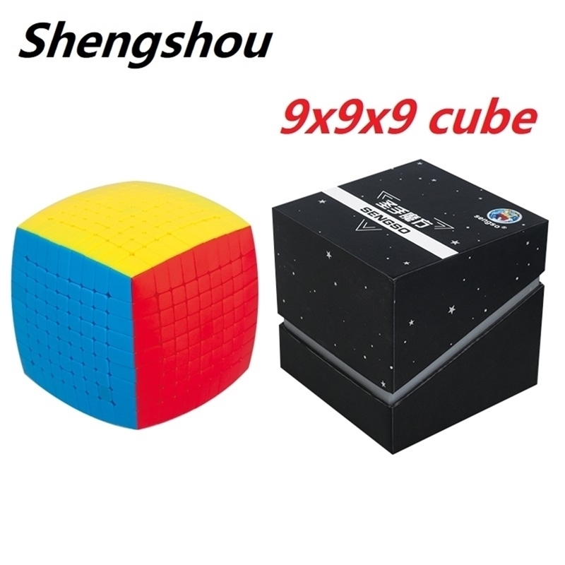 

New sengso ShengShou Pillowed 9x9x9 Magic Puzzle Professional 9x9 NEO Bread Speed Cubo magico Educational Toys Children Gift 201224
