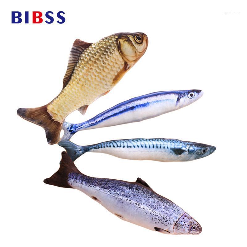 

40CM Cute Fish Shape Pet Cat Toy Vivid Sisal Fish Cat Scratch Board Scratching Post Playing Toys For1