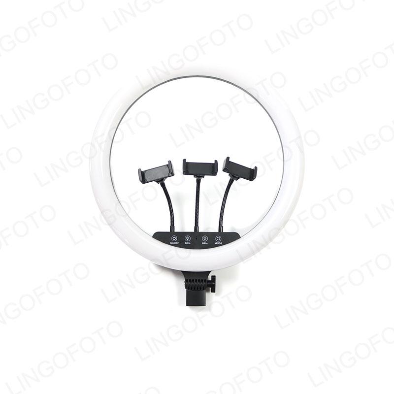 

18''Touch Screen Ring light 3pcs Phone Holder Set for Video Makeup UC9953a