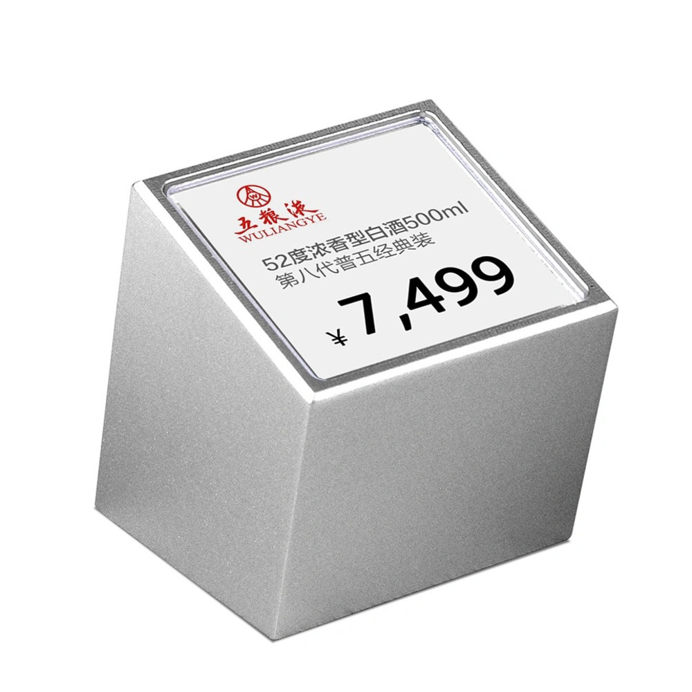 

Small Mini Price Label Card Sign Block Ticket Holder Tags Product Name Price Holder Stand Cube For Retail Store