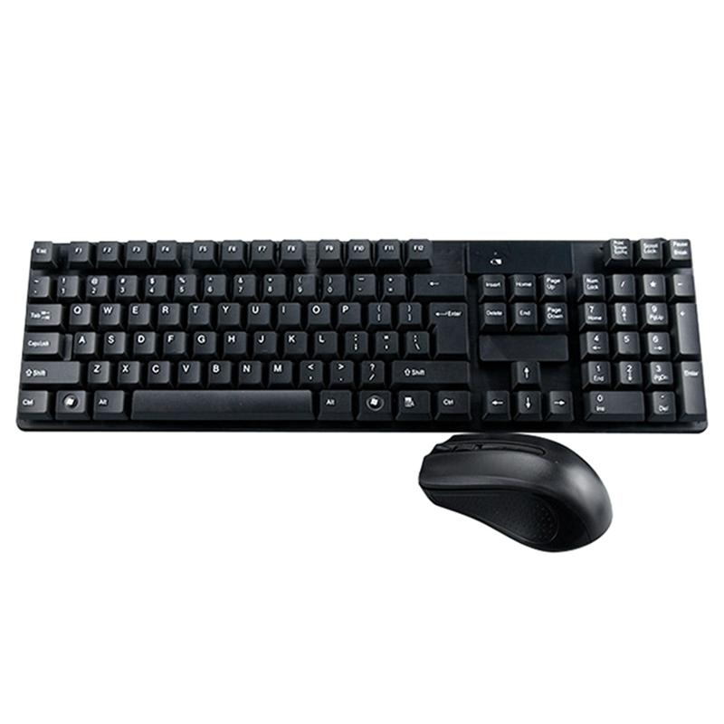 

2.4Ghz Wireless Keyboard and Mouse Set 1600DPI Optical Mouse for Notebook Laptop Desktop PC Office Supplie