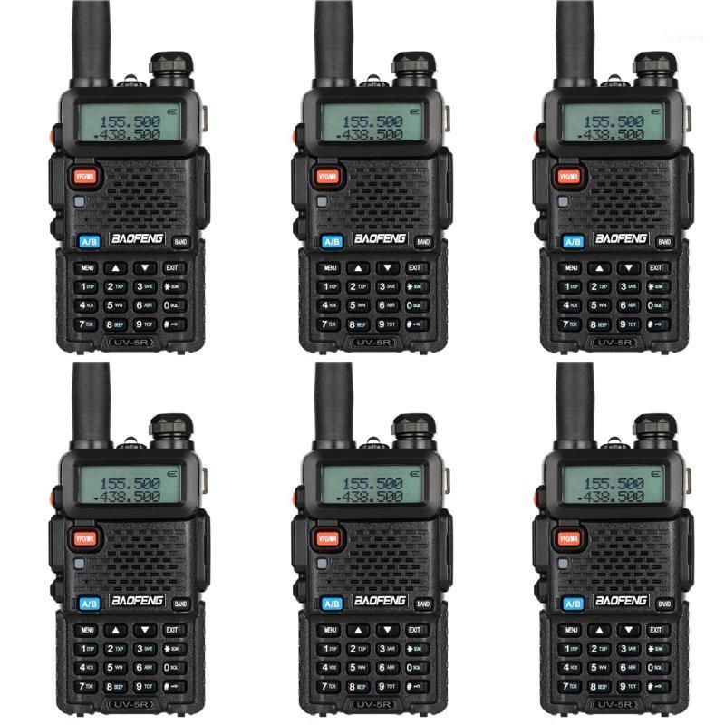 

6pcs BAOFENG UV-5R Walkie Talkie Up to 128 channels FM Transceiver Dual-band DTMF 128 memory channels Talkie1