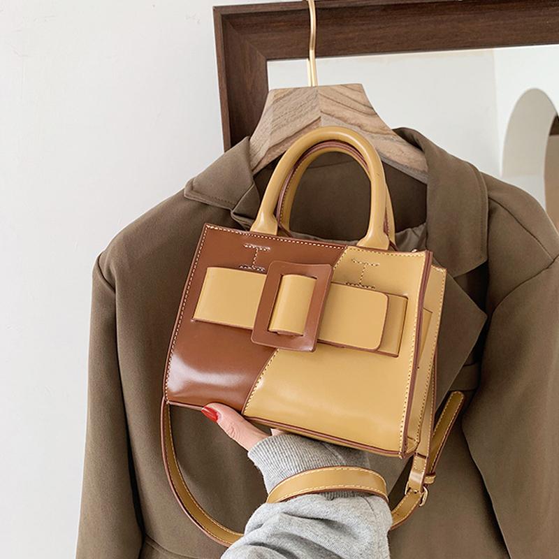 

Small Black Brand Designer PU Leather Crossbody Bags for Women 2021 Simple Totes Shoulder Bag Lady Luxury Handbags and Purses